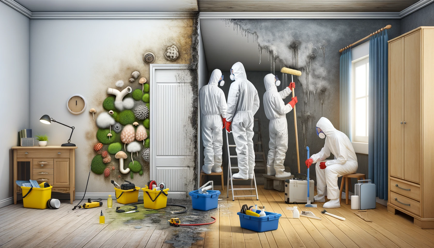 difference between mold removal and mold remediation
