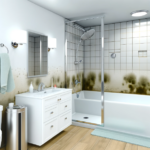 mold in bathroom, how to eliminate bathroom mold.