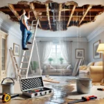 Fix ceiling water damage