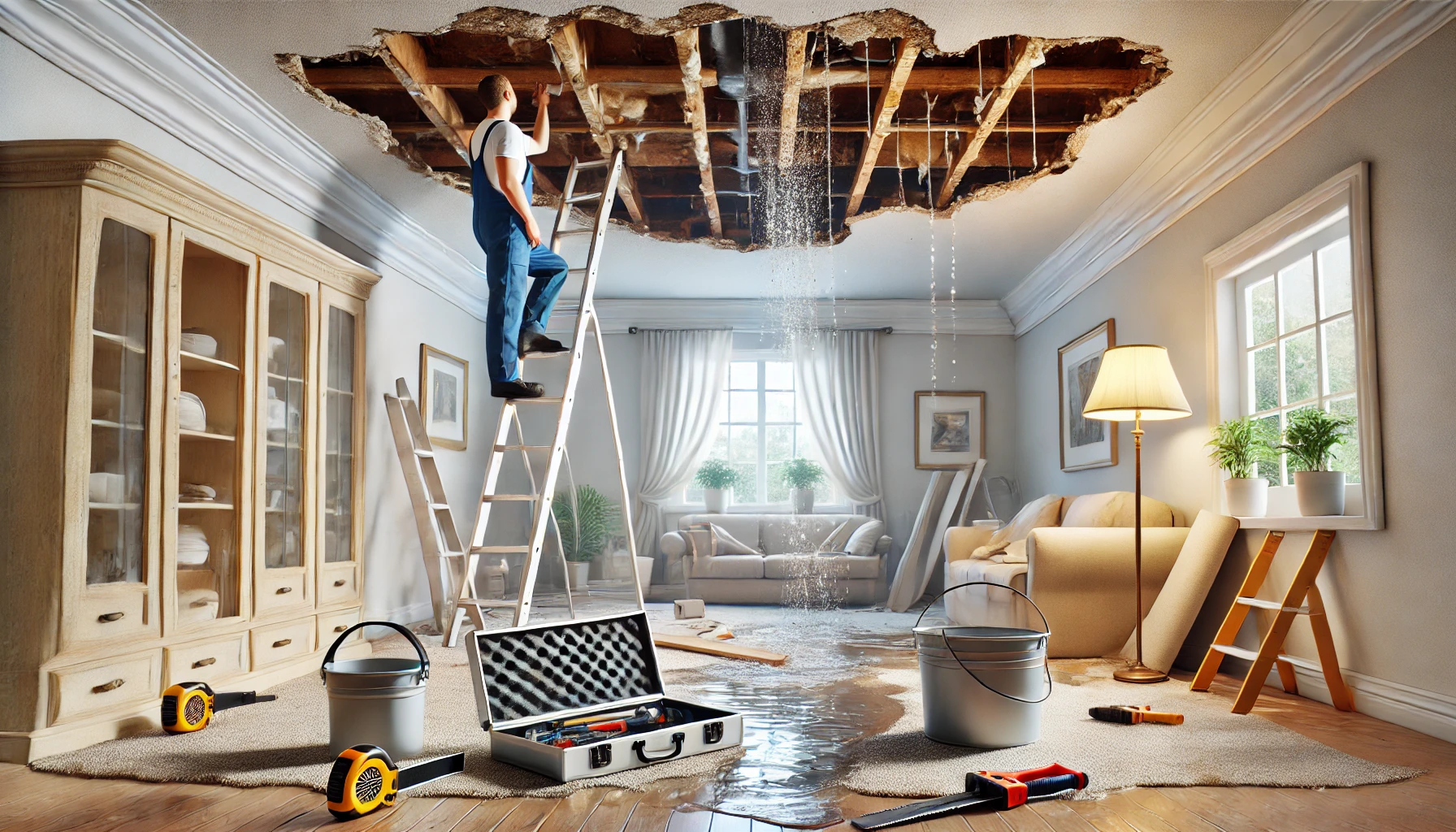 Read more about the article Fix ceiling water damage