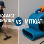 water damage restoration vs Mitigation